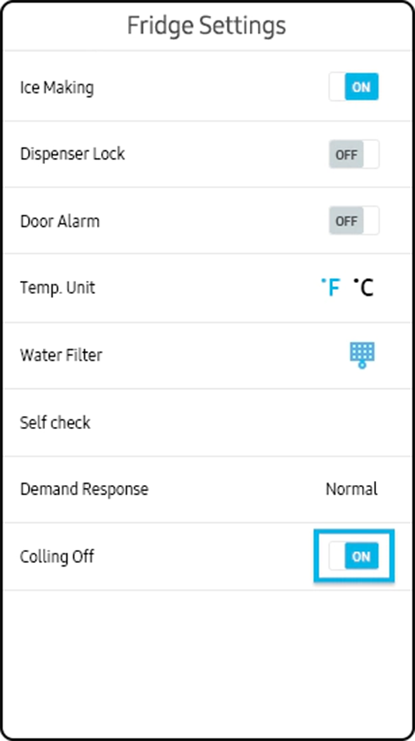 Disabling Demo Mode on Samsung Refrigerator